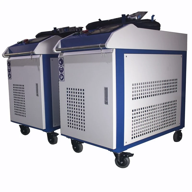 Máquina de soldadura láser con enfriador de agua incorporado